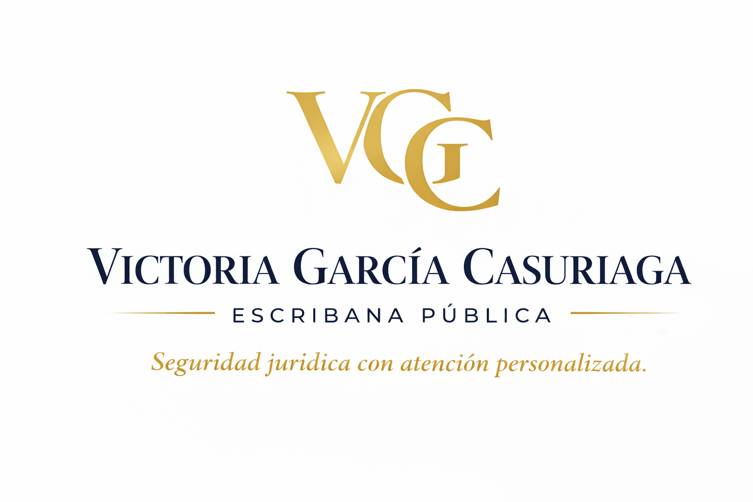 Victoria García Casuriaga — Escribana
